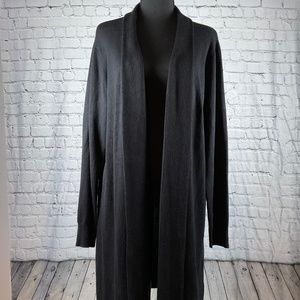 Joan Vass Woman (NY) longline open cardigan